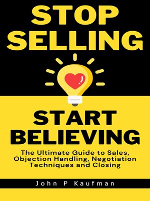 cover image of Stop Selling Start Believing